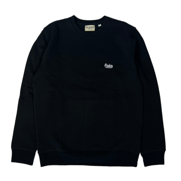 Sweatshirt noir fleks